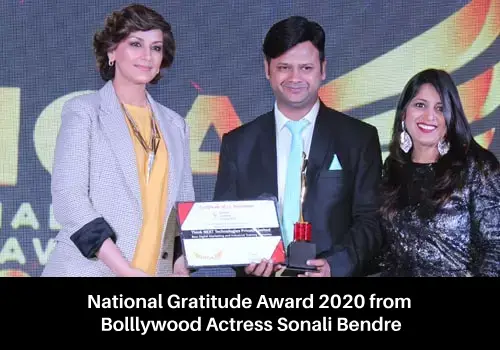 National Gratitute Award from Sonali Bendre