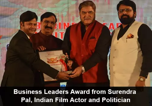 Business Learders Award from Surendra Pal