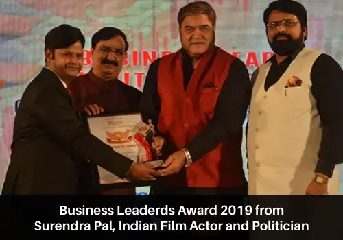 Business Excellence Award form M. Satish Reddy